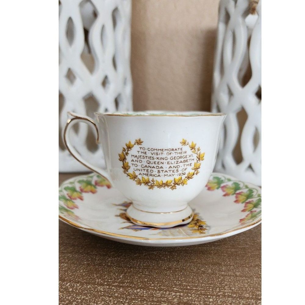 Vintage Royal Albert Loyalty Cup & Saucer Commemorative Set - Picture 7 of 9